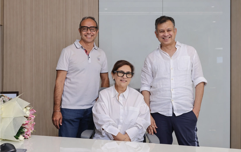 Founding team of Habitat Architects — Zafar Choudhary, Monika Choudhary and Ranjodh