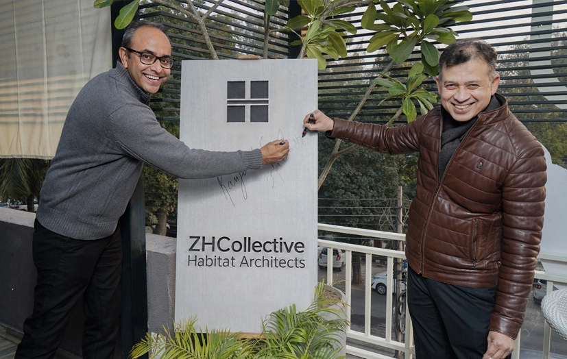 Zafar Choudhary and Ranjodh with the ZHCollective | Habitat Architects identity